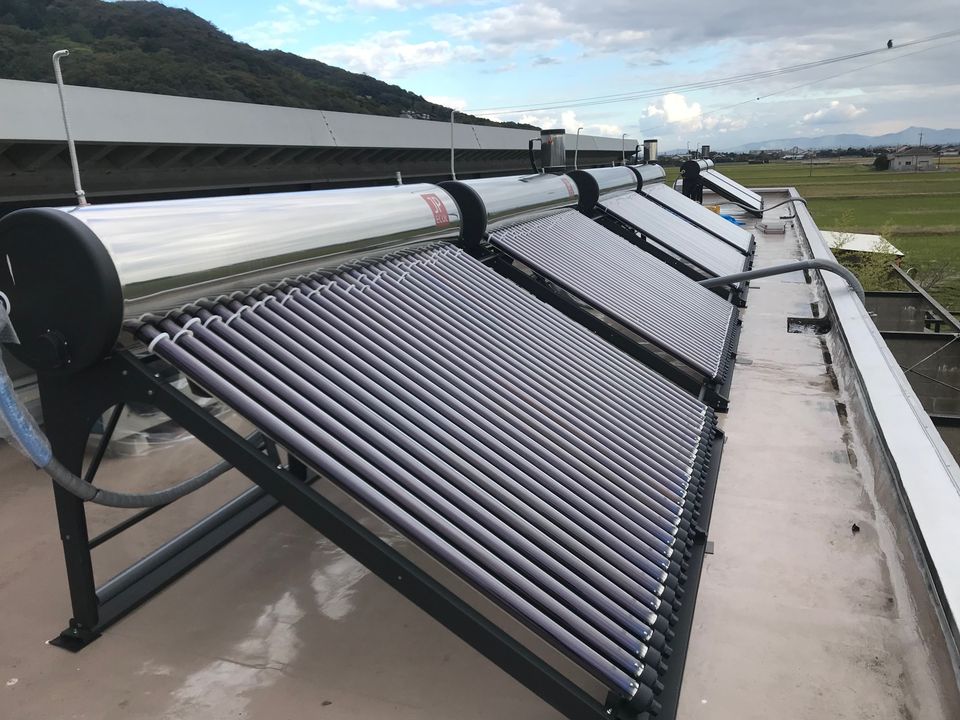 島根県出雲市・Kホテル様に設置した予熱コイル式トルネード30F 14台